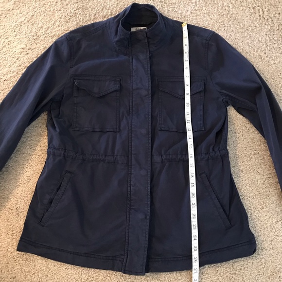 Style & Co Twill utility jacket in navy blue - Picture 12 of 12